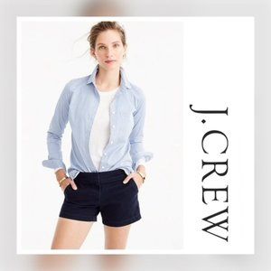 J. Crew Women's Navy 4" Stretch Chino Short Sz 10